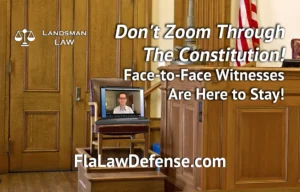 No more zoom witnesses. face-to-face witnesses are here to stay