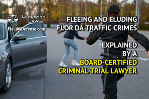 fleeing and eluding in florida - law explained by certified criminal trial lawyer