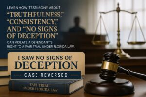 No Sign of Deception? Case Reversed