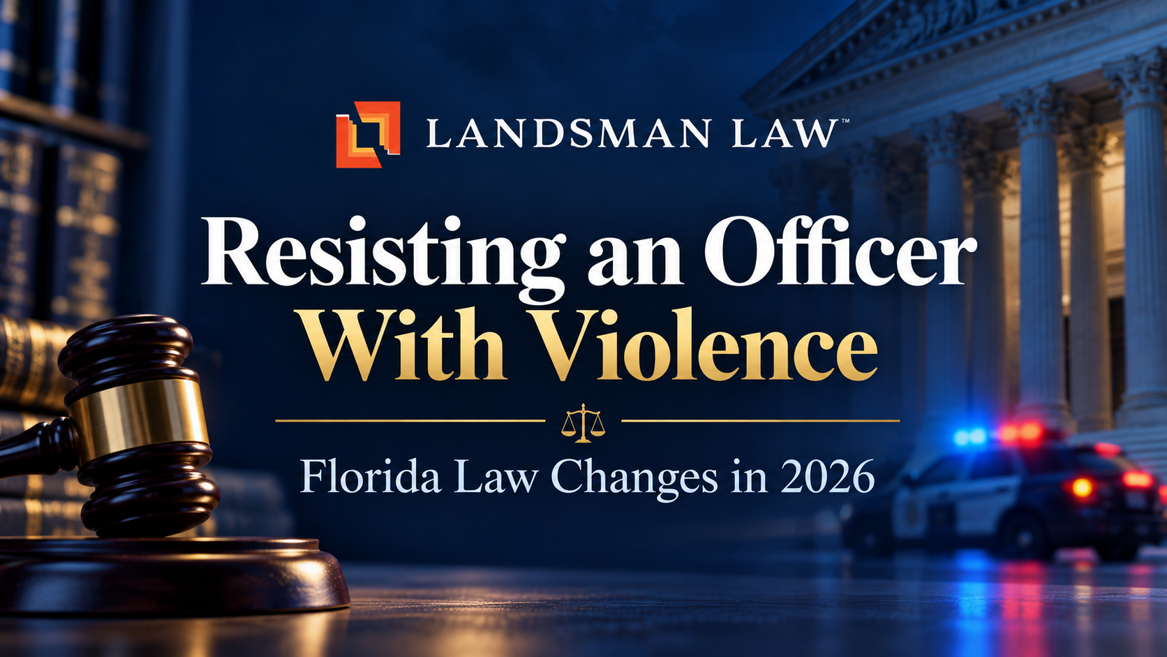 Resisting an Officer With Violence in Florida | 2026 Law Change